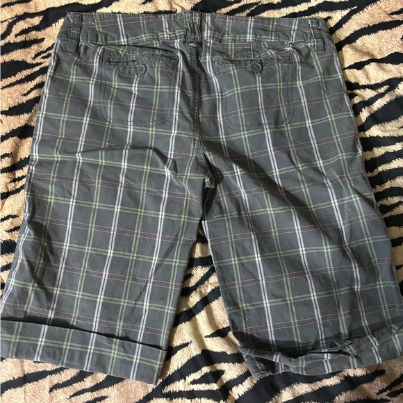 Y2K Vintage Hollister Super Low-Rise Plaid Shorts - Picture 2 of 5